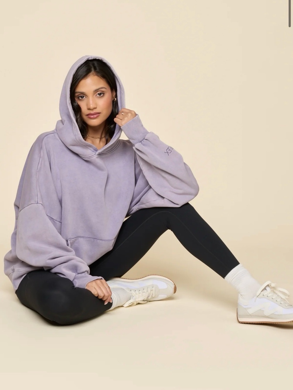 POPFLEX Boxy Boyfriend Hoodie - Vintage Violet